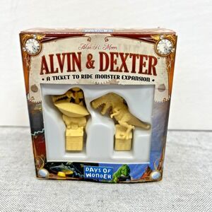 Alvin & Dexter A Ticket to Ride Monster Expansion Days Of Wonder Figures Complet